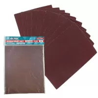 Наждачная бумага P180, 230x280 мм, 10 листов, бумажная основа, "MAXIMUM" MX 11281